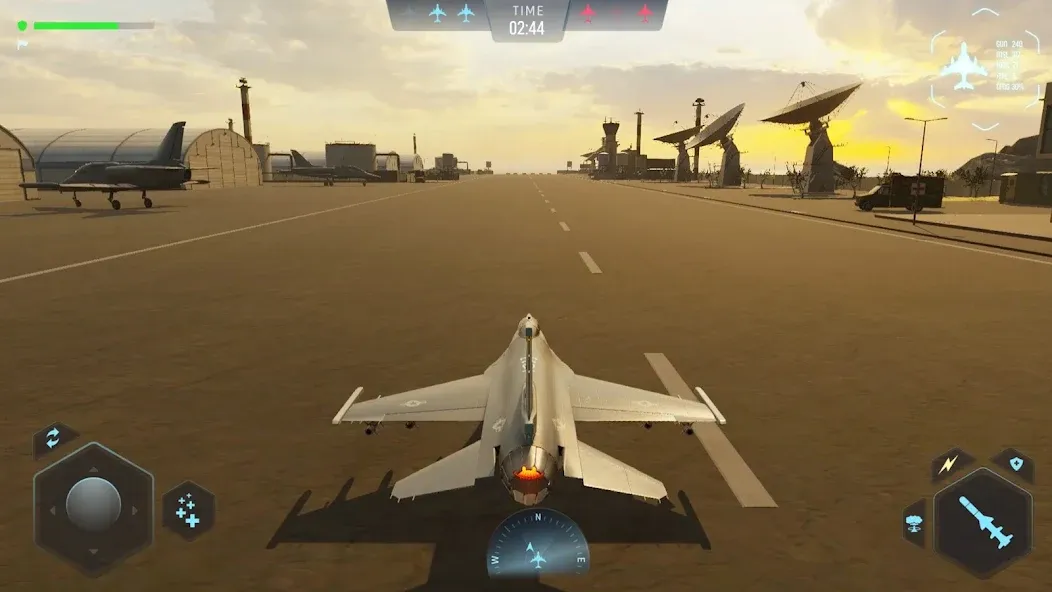 Sky Warriors: Airplane Games (Скай Ворриорс)  [МОД Бесконечные монеты] Screenshot 1