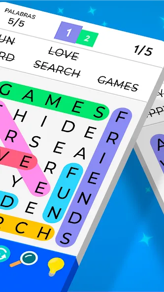 Word Search  [МОД Бесконечные монеты] Screenshot 2