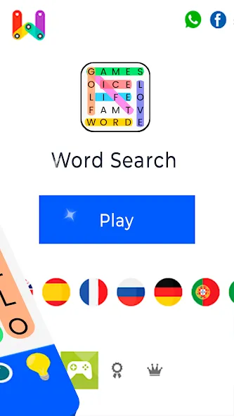 Word Search  [МОД Бесконечные монеты] Screenshot 4