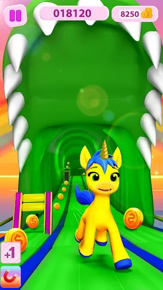 Unicorn Kingdom: Running Games (Юникорн Кингдом)  [МОД Много монет] Screenshot 5