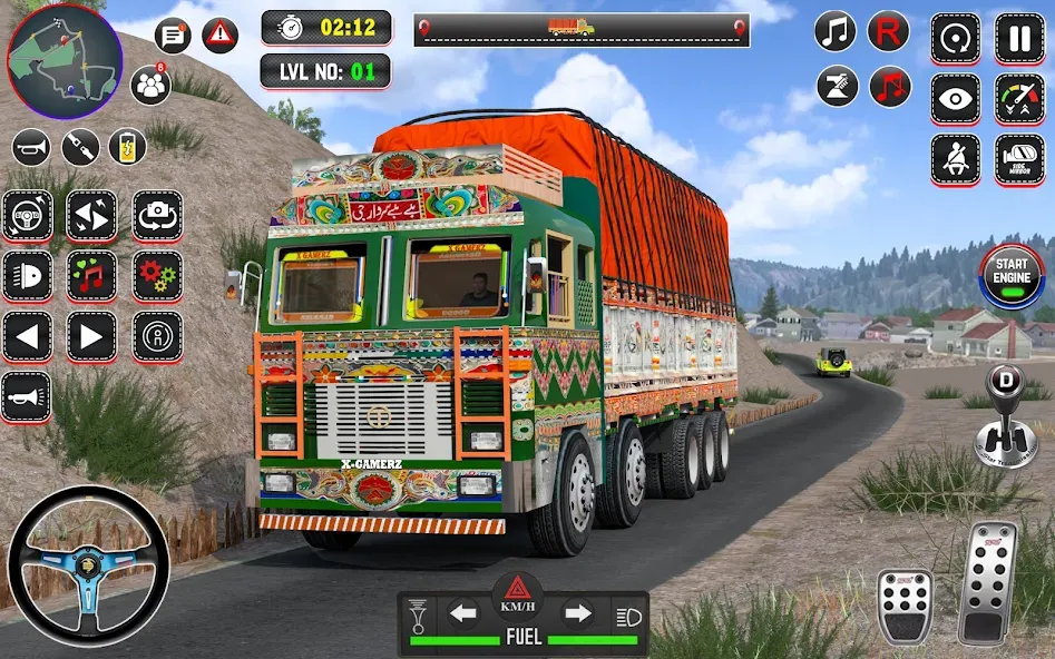 Indian Truck Drive Truck Games (Индийский грузовой симулятор)  [МОД Unlimited Money] Screenshot 2