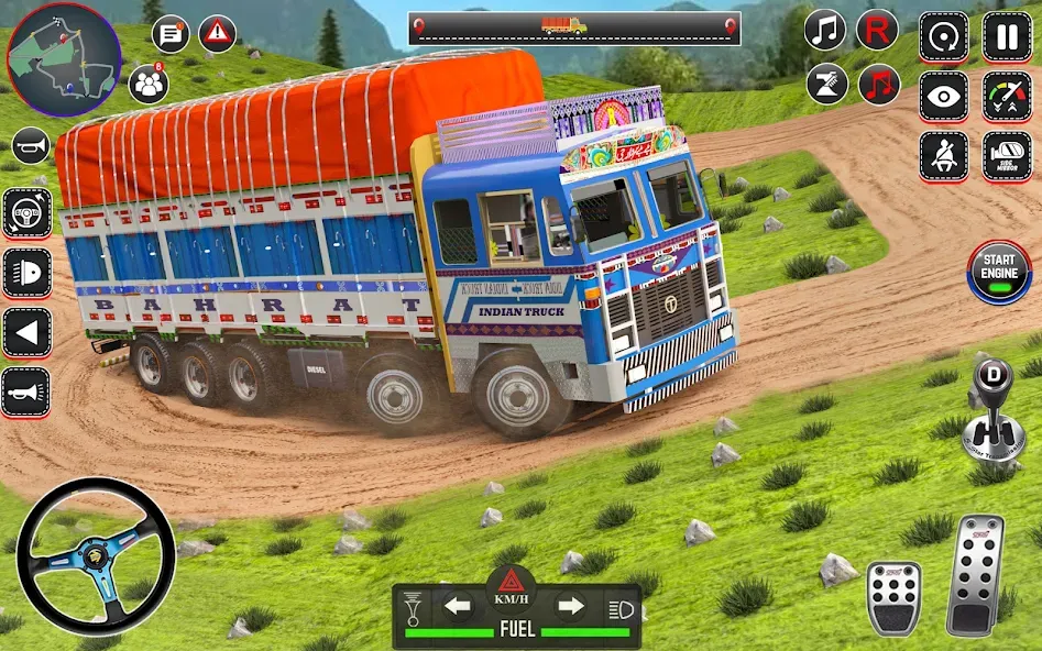 Indian Truck Drive Truck Games (Индийский грузовой симулятор)  [МОД Unlimited Money] Screenshot 3