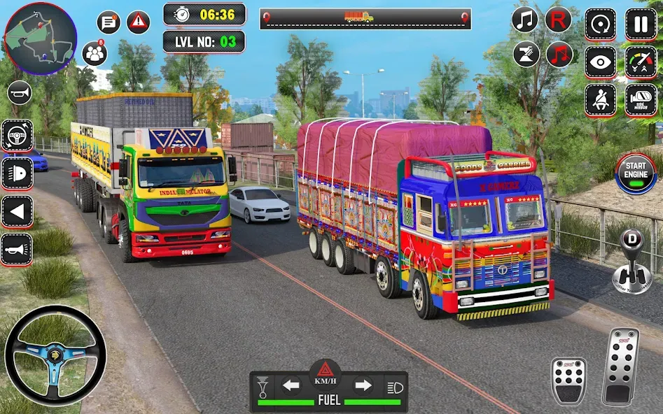 Indian Truck Drive Truck Games (Индийский грузовой симулятор)  [МОД Unlimited Money] Screenshot 4