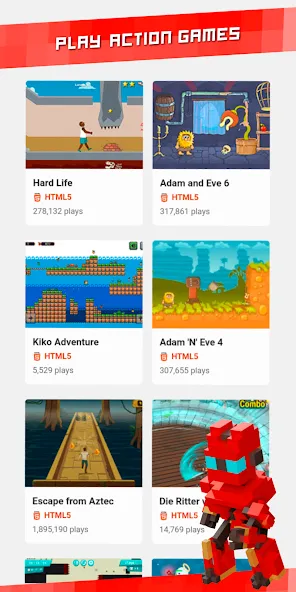 Y8 Mobile app (Мобильное приложение)  [МОД Все открыто] Screenshot 1