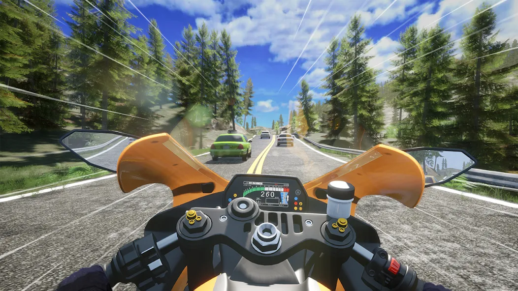 Speed Moto Dash:Real Simulator (Спид Мото Дэш)  [МОД Все открыто] Screenshot 5