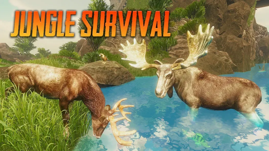 The Moose - Animal Simulator (Зе Мус)  [МОД Mega Pack] Screenshot 1