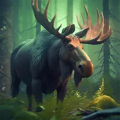 Взломанная The Moose - Animal Simulator (Зе Мус)  [МОД Mega Pack] - полная версия apk на Андроид