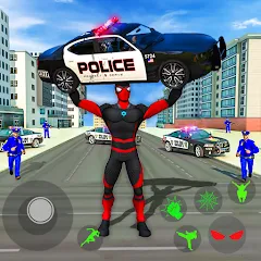 Взлом Spider Miami Rope Hero Ninja  [МОД Бесконечные монеты] - полная версия apk на Андроид