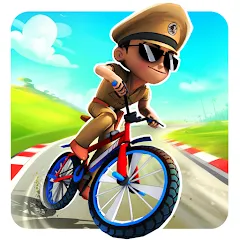 Взлом Little Singham Cycle Race (Литл Сингам Велосипедная Гонка)  [МОД Все открыто] - стабильная версия apk на Андроид