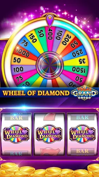 Vegas Grand Slots:Casino Games (Вегас Гранд Слоты)  [МОД Unlocked] Screenshot 4