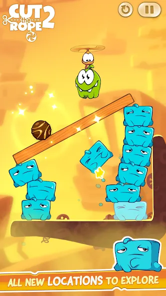 Cut the Rope 2 (Кат зе Роуп 2)  [МОД Unlocked] Screenshot 5