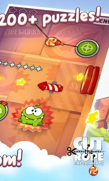 Cut the Rope: Experiments (Кат зе Роуп)  [МОД Много монет] Screenshot 2