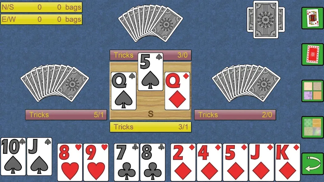 Spades V+, spades card game  [МОД Много монет] Screenshot 1