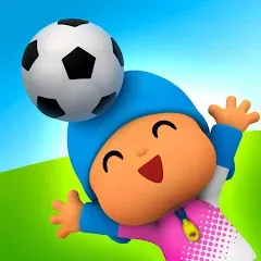 Скачать взлом Talking Pocoyo Football  [МОД Mega Pack] - последняя версия apk на Андроид