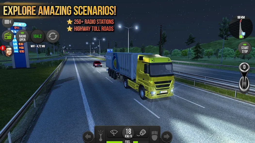 Truck Simulator : Europe  [МОД Много монет] Screenshot 2