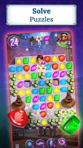 Harry Potter: Puzzles & Spells  [МОД Mega Pack] Screenshot 1