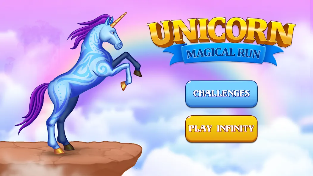 Unicorn Dash: Magical Run (Юникорн Дэш)  [МОД Mega Pack] Screenshot 1