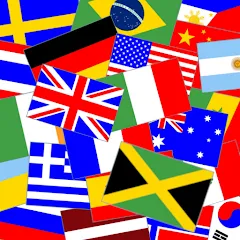 Взломанная The Flags of the World Quiz  [МОД Mega Pack] - стабильная версия apk на Андроид