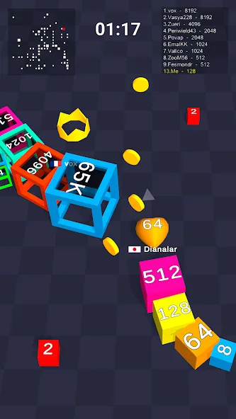 Cube Arena 2048: Merge Numbers  [МОД Меню] Screenshot 5