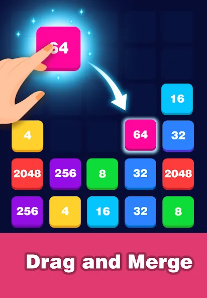 2248 Number block puzzle 2048 (Две тысячи двести сорок восемь)  [МОД Много монет] Screenshot 4