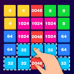 Взлом 2248 Number block puzzle 2048 (Две тысячи двести сорок восемь)  [МОД Много монет] - стабильная версия apk на Андроид