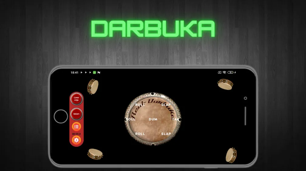 Darbuka Instrument (Дарбука Музыка Виртуал)  [МОД Unlimited Money] Screenshot 1