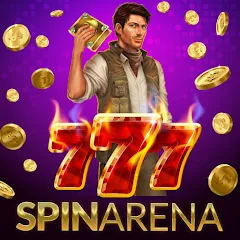 Взломанная SpinArena Online Casino Slots (СпинАрена Онлайн Казино Слоты)  [МОД Много денег] - последняя версия apk на Андроид