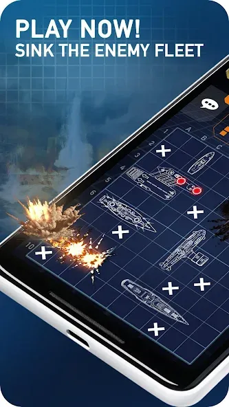 Fleet Battle - Sea Battle  [МОД Menu] Screenshot 1