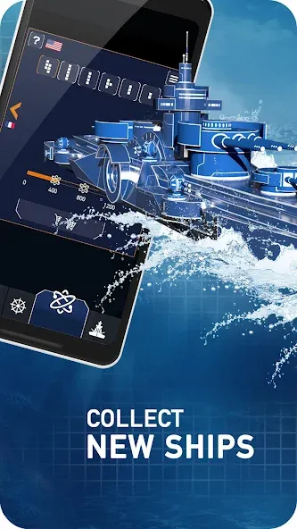 Fleet Battle - Sea Battle  [МОД Menu] Screenshot 5