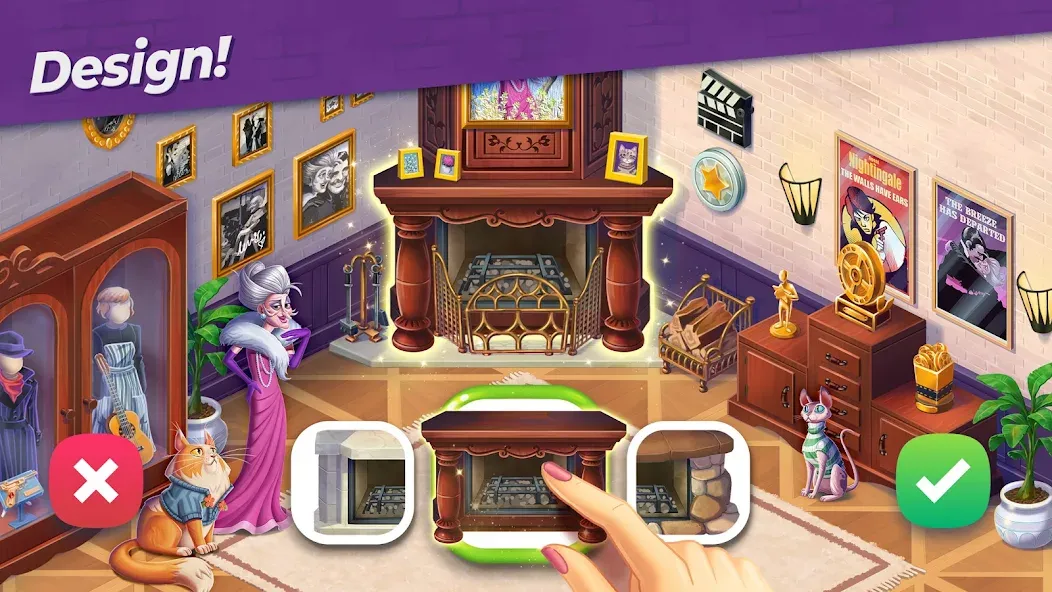 Penny & Flo: Home Renovation  [МОД Много монет] Screenshot 4