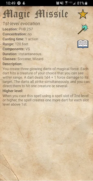 D&D Spellbook 5e  [МОД Mega Pack] Screenshot 4