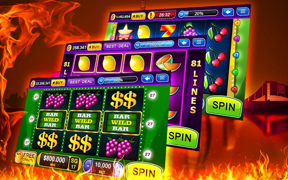 Slots - Casino Slot Machines  [МОД Unlimited Money] Screenshot 2