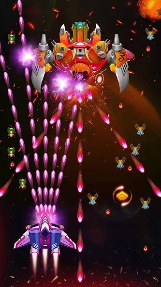 Galaxy Attack - Alien Shooter (Гэлэкси аттак)  [МОД Unlocked] Screenshot 2