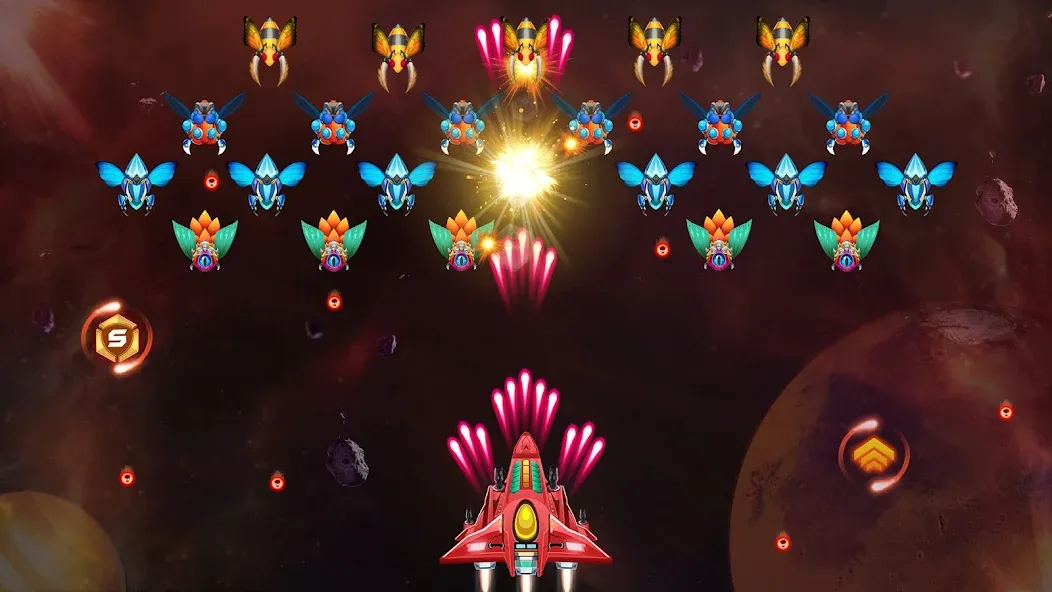 Galaxy Attack - Alien Shooter (Гэлэкси аттак)  [МОД Unlocked] Screenshot 5