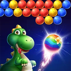 Взломанная Bubble Shooter Primitive Eggs (Бабл Шутер Примитивные Яйца)  [МОД Menu] - стабильная версия apk на Андроид