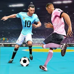 Скачать взломанную Indoor Futsal: Football Games (Индор Футзал)  [МОД Много денег] - последняя версия apk на Андроид