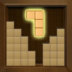 Взломанная Wooden Cube Block Puzzle (Деревянный кубик головоломка)  [МОД Unlocked] - стабильная версия apk на Андроид