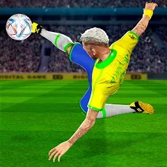 Скачать взлом Play Football: Soccer Games (тар Футбол 23)  [МОД Все открыто] - стабильная версия apk на Андроид