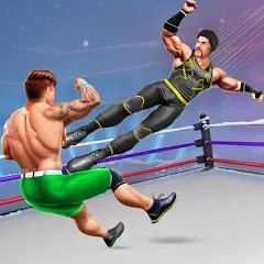 Скачать взломанную Tag Team Wrestling Game (Таг Тим Реслинг Гейм)  [МОД Много монет] - стабильная версия apk на Андроид