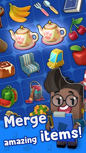 Merge Mayor - Match Puzzle (Мэрдж Мэер)  [МОД Бесконечные монеты] Screenshot 4