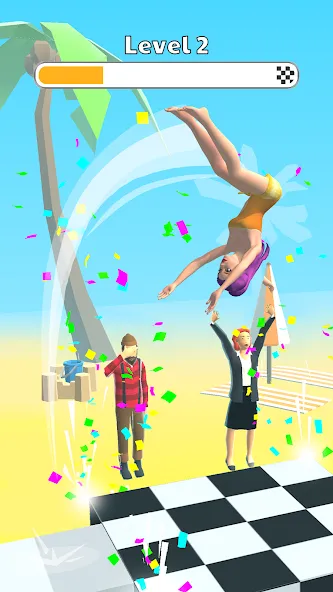 Human Flip: Jump Master Game (Хуман Флип)  [МОД Unlimited Money] Screenshot 2