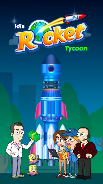 Idle Rocket Tycoon (Айдл Рокет Тайкун)  [МОД Бесконечные монеты] Screenshot 5