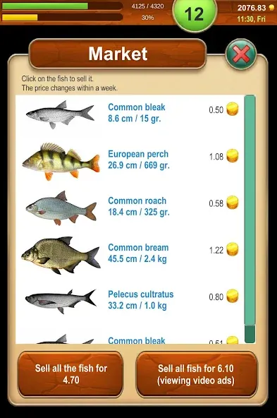 Fishing Baron - fishing game  [МОД Меню] Screenshot 5