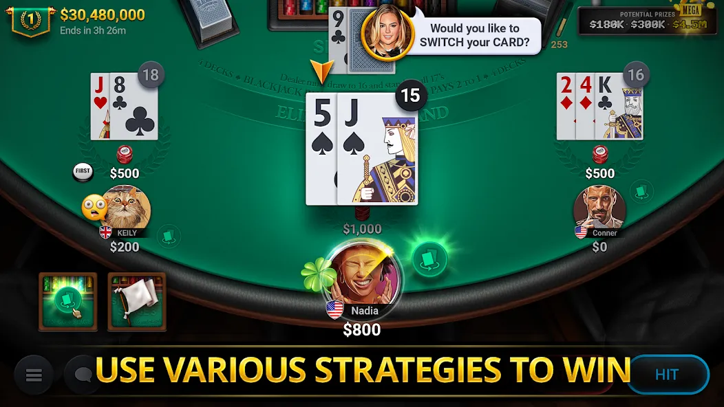 Blackjack Championship (Блэкджек Чемпионат)  [МОД Mega Pack] Screenshot 3