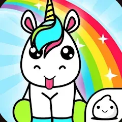 Скачать взломанную Unicorn Evolution Merge Kawaii (Юникорн Эволюшн Мерж Кавай)  [МОД Unlocked] - последняя версия apk на Андроид