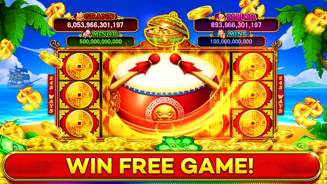 Jackpot Boom Casino Slot Games (Джекпот Бум Казино Игры на Слотмашинах)  [МОД Menu] Screenshot 1