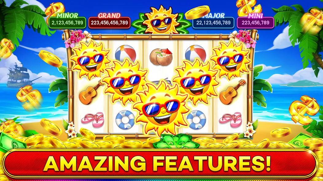 Jackpot Boom Casino Slot Games (Джекпот Бум Казино Игры на Слотмашинах)  [МОД Menu] Screenshot 4