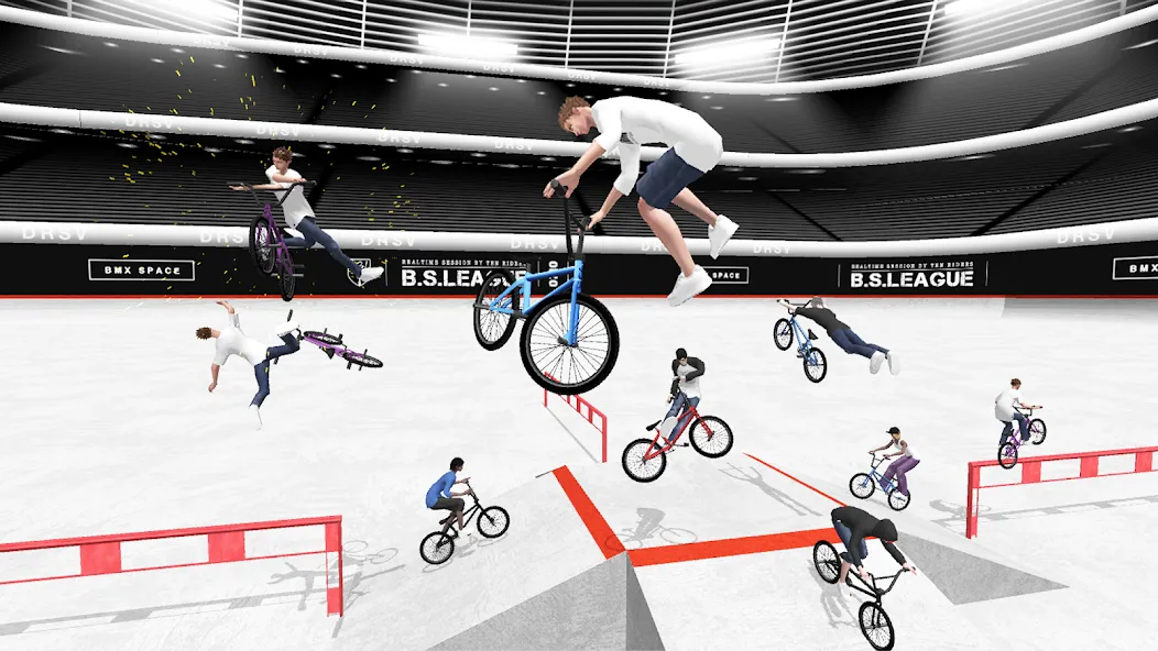 BMX Space (БМХ Спейс)  [МОД Unlimited Money] Screenshot 1