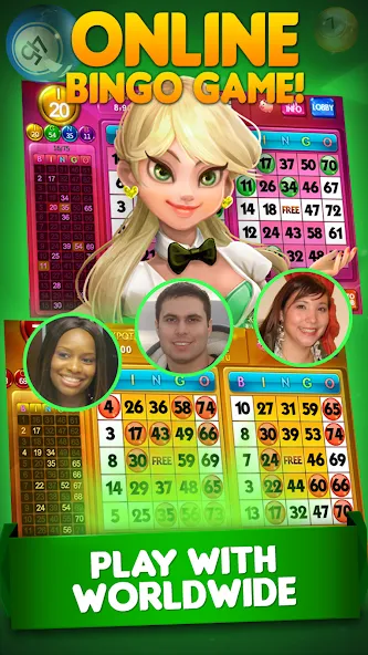 Bingo City 75 : Bingo & Slots (Бинго Сити 75)  [МОД Бесконечные монеты] Screenshot 2