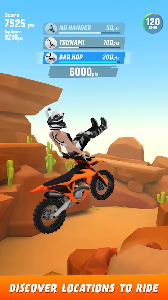 Max Air Motocross (Макс Эйр Мотокросс)  [МОД Все открыто] Screenshot 2